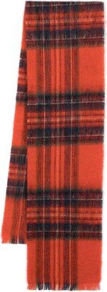 Royal Stewart check-pattern scarf