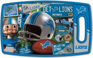 NFL Detroit Lions Retro Series Cutting Board