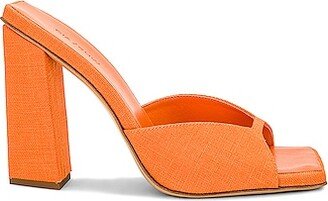 x RHW Square Toe Mule in Orange