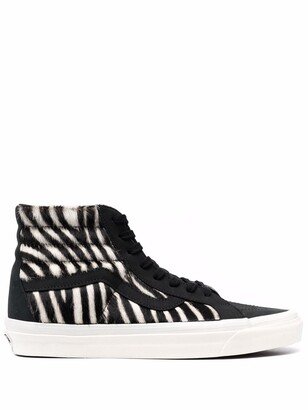 SK8-HI 38 zebra-print sneakers