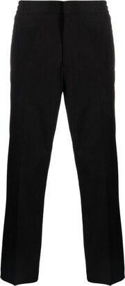 Straight-Leg Tailored Trousers-DU