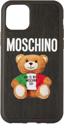 Black Italian Teddy Bear iPhone 11 Pro Case