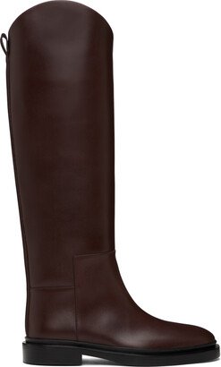 Burgundy Riding Tall Boots