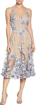 Audrey Floral Midi Dress