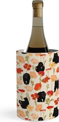 Iveta Abolina California Poppies and Bears Wine Chiller