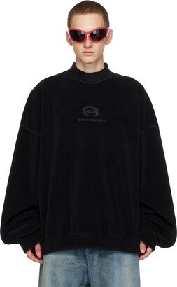 Black Embroidered Sweatshirt-AC