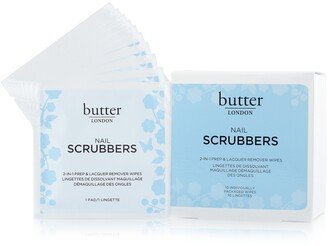 Nail Scrubbers 2-In-1 Prep & Lacquer Remover Wipes