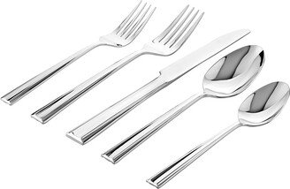 Plait Mirrored 20Pc Flatware Set-AA