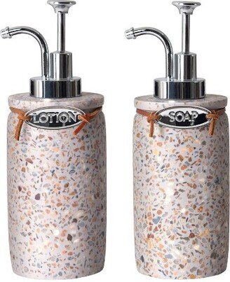 2pc Bristol Lotion Pump Set - Allure Home Creations