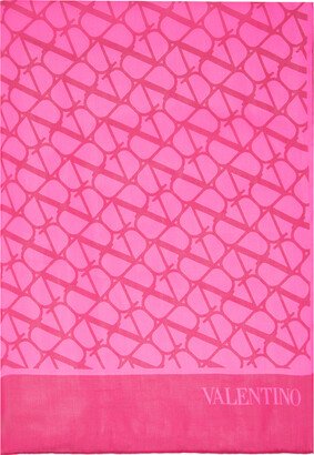 Pink VLogo Scarf