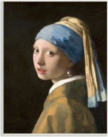 Vermeer Girl With A Pearl Earring Classical Portrait Painting Wall Plaque Art Collection By Johannes Vermeer