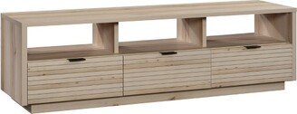 Harvey Park 3 Drawer Credenza TV Stand for TVs up to70 Pacific Maple