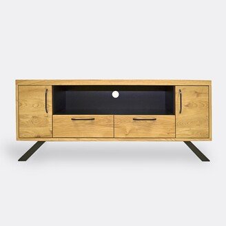 Oak Tv Cabinet Wood Lowboard Board Sideboard Tv Media Stand Custom Handmade Schrank Fernsehschrank Unterschrank Jorgen