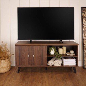 Amarillo TV Stand for TVs up to 50 Walnut - Boahaus