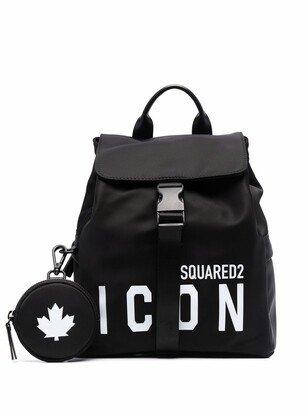 Icon Logo-Print Backpack