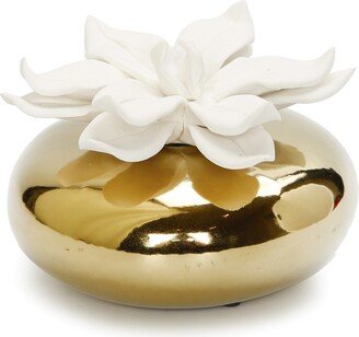 Vivience Circular Diffuser with Dimensional Flower, 'Irish and Rose' Aroma