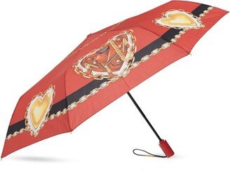 Heart Printed Umbrella-AB