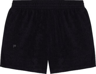 Towelling Shorts — black XXS