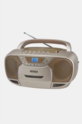 CD590 Portable Bluetooth CD Cassette AM/FM Boombox