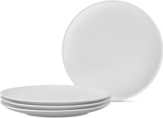 Swirl Coupe Salad Plates, Set of 4