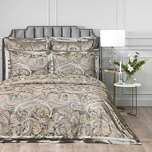 House of Textiles Lorenzo Silk Duvet Cover, Queen - 100% Exclusive