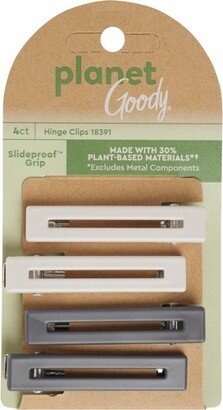 Planet Goody Hinge Hair Clips - 4ct