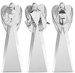 Faith, Love & Peace Mini Angel Figurines, Set of 3