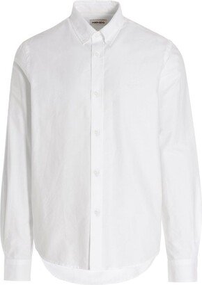 Buttoned Long-Sleeved Shirt-AG