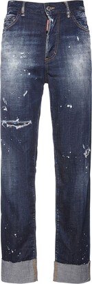 Boston straight stretch denim jeans