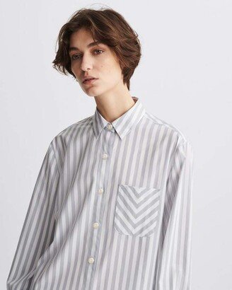 Maxine Cotton Poplin Shirt Classic Fit Button Down