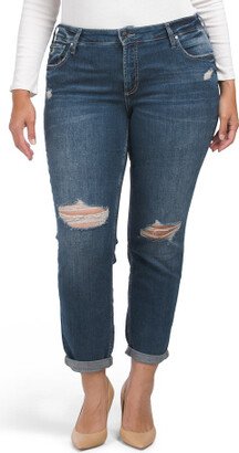 Plus Boyfriend Jeans for Women