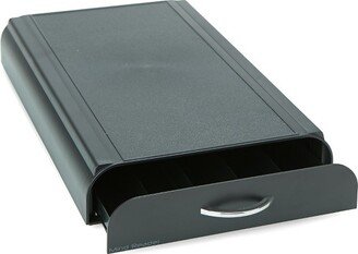 Single Drawer Coffee Pod Holder [50 Capacity] (BLACK)