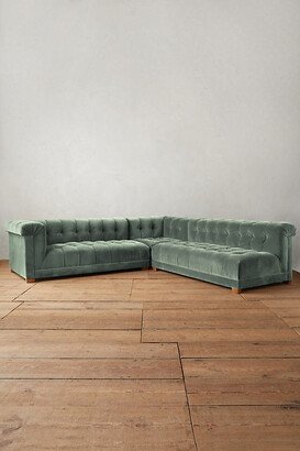 Velvet Kettleby Three-Piece Left Sectional