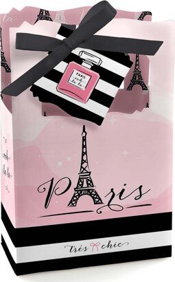 Big Dot of Happiness Paris, Ooh La La - Paris Themed Baby Shower or Birthday Party Favor Boxes - Set of 12