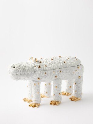 X Haas Brothers Pedro The Croc Porcelain Box