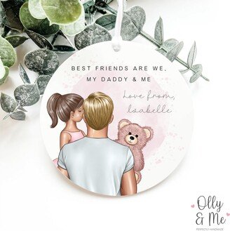 Personalised Daddy Plaque/Sign Keepsake | Gift/Present From Daughter/Child/Baby/Little Girl Father's Day/Birthday