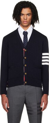 Navy 4-Bar Cardigan-AA