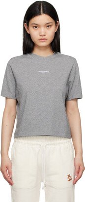 Grey Embroidered T-Shirt