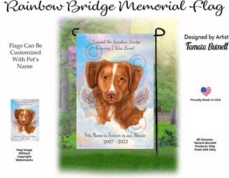 Nova Scotia Duck Tolling Retriever - Pet Memorial Garden Flag With Personalization Options