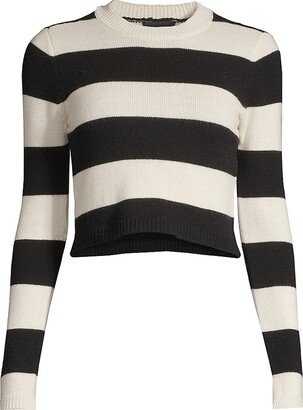 Colorblocked Wool & Cashmere Sweater