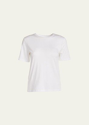 Crewneck Short-Sleeve Cotton Silk Touch T-Shirt