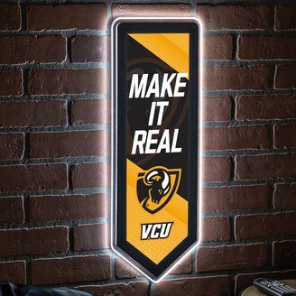 Virginia Commonwealth University Basketball Round 15 in. LED Lighted Sign