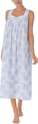 Sleeveless Ballet Gown (Blue Hydrangea) Women's Pajama