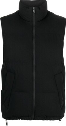 Padded Zip-Up Gilet-AH