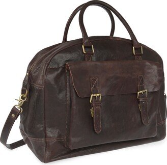 Vida Vida Wandering Soul Dark Brown Leather Travel Bag