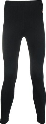 Logo-Patch Mid-Rise Leggings