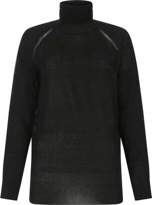 Turtleneck Distressed Jumper