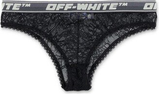 Off White Lace Slip