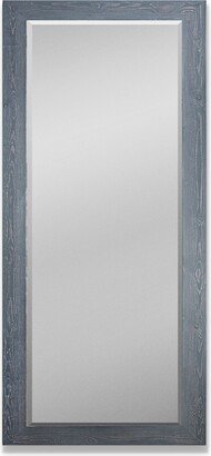 Barnwood Wood Full Length Mirror - Distressed Gray- 62X27 - Grey Barnwood