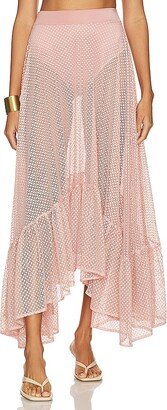 Bahia Maria Jardin De Las Rosas Maxi Skirt